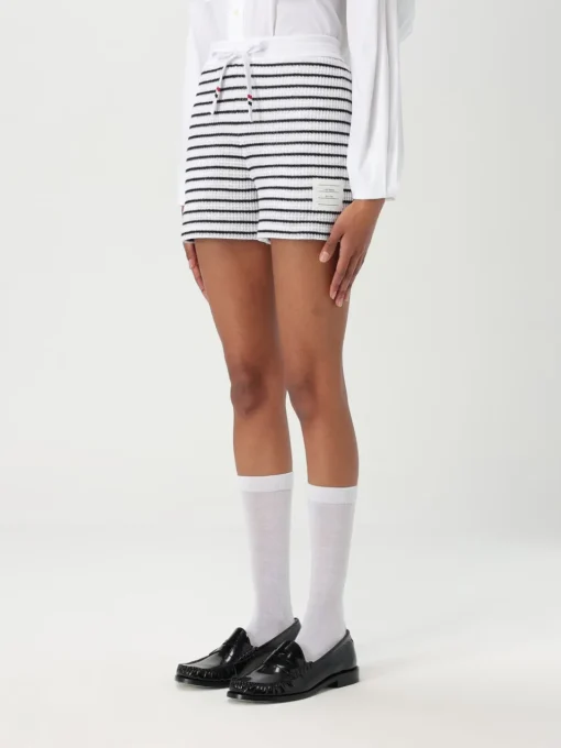 Shorts in cotone a righe Thom Browne