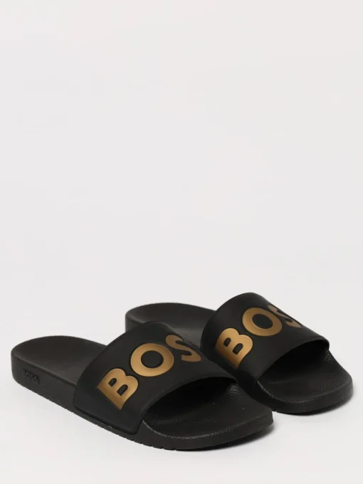 Sliders Boss in gomma con stampa logo