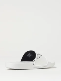 Sliders Emporio Armani Swimwear in pelle sintetica