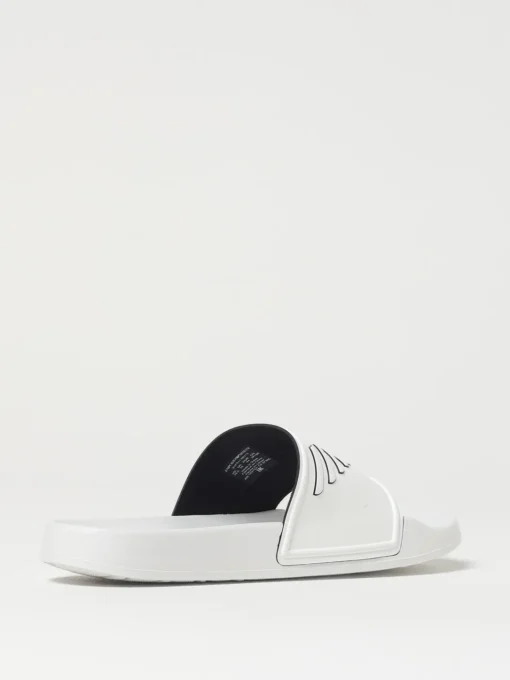 Sliders Emporio Armani Swimwear in pelle sintetica