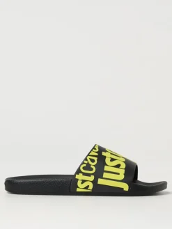 Sliders Just Cavalli in gomma con stampa logo