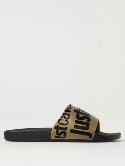 Sliders Just Cavalli in gomma con stampa logo