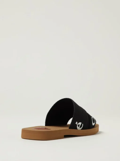 Slippers Woody Chloé in canvas