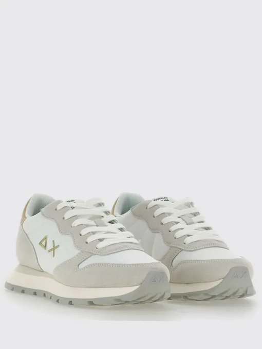 Sneakers Ally Gold SUN68 in camoscio e mesh