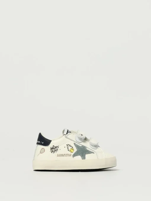 Sneakers Baby School Golden Goose in nappa stampata