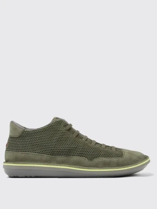 Sneakers Beetle Camper in cotone riciclato e nabuk