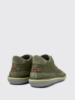 Sneakers Beetle Camper in cotone riciclato e nabuk