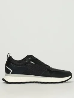 Sneakers Boss in mesh e gomma