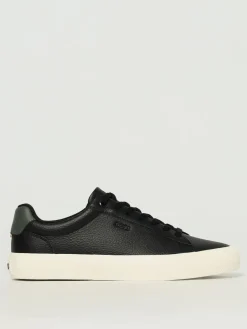 Sneakers Boss in pelle sintetica a grana