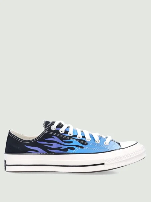 Sneakers Chuck 70 Converse in canvas di cotone stampa flame