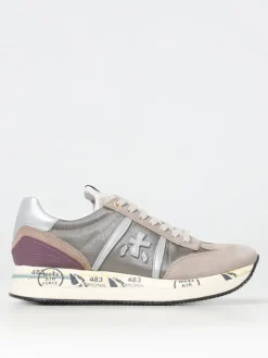 Sneakers Conny Premiata in pelle e mesh