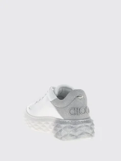 Sneakers Diamond Maxi Jimmy Choo in pelle e glitter