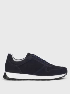 Sneakers Doucal's in camoscio traforato