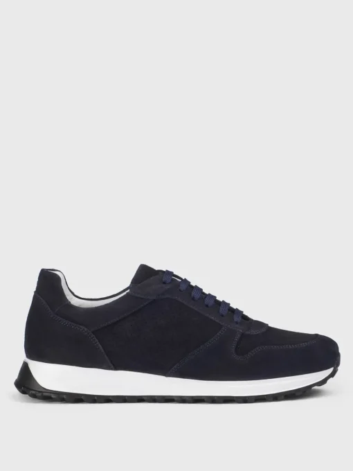 Sneakers Doucal's in camoscio traforato