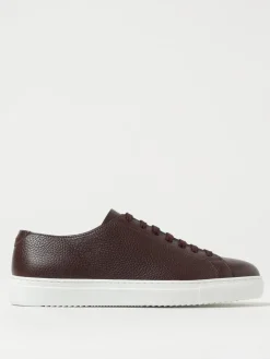 Sneakers Doucal's in pelle a grana