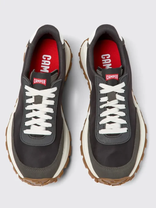 Sneakers Drift Trail Vibram Camper in PET riciclato e nabuk