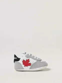 Sneakers Dsquared2 in pelle e camoscio