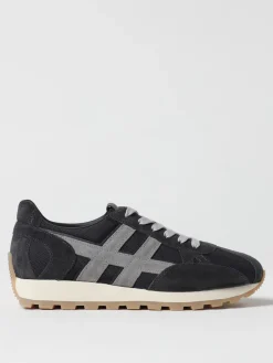 Sneakers 86er Hogan in camoscio e mesh