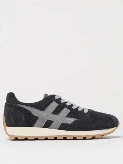 Sneakers 86er Hogan in camoscio e mesh