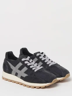 Sneakers 86er Hogan in camoscio e mesh