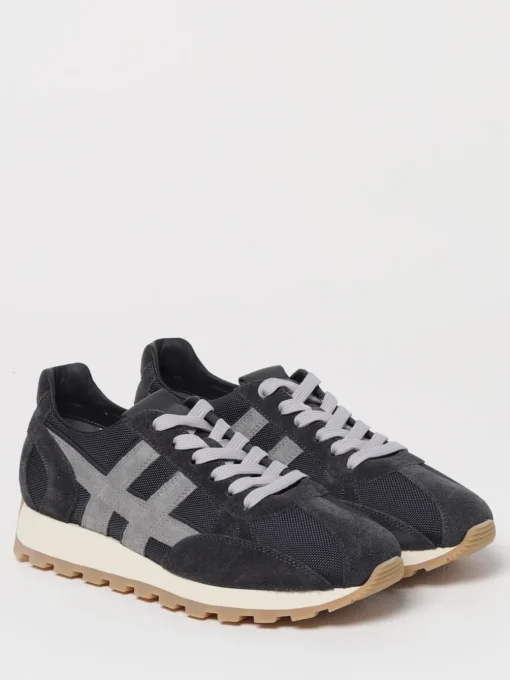 Sneakers 86er Hogan in camoscio e mesh