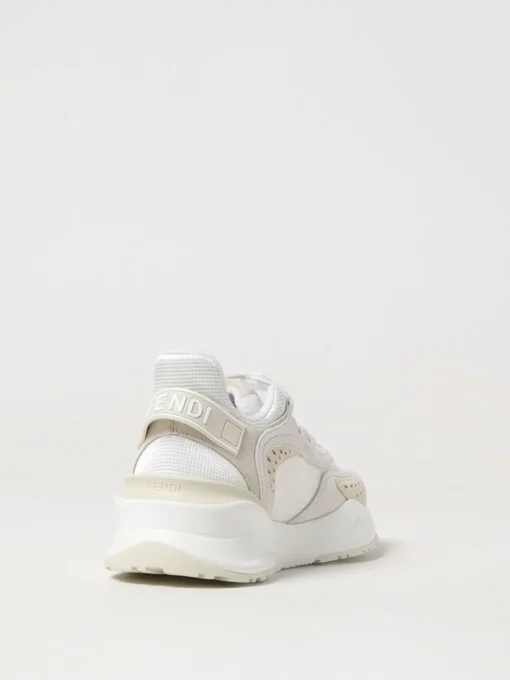 Sneakers Flow Fendi in camoscio e mesh
