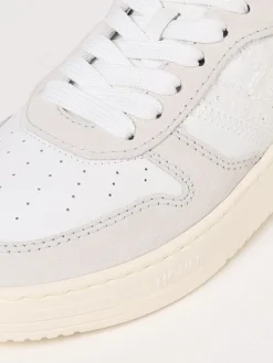 Sneakers H630 Hogan in pelle con glitter