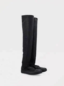 Sneakers Hollywood Rick Owens Drkshdw in denim stretch