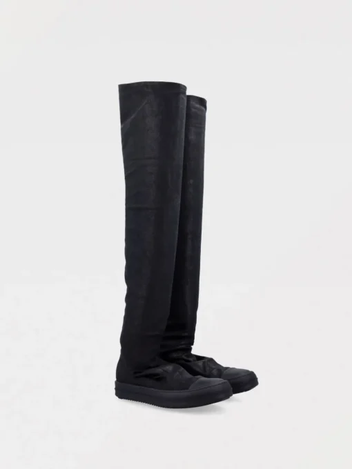 Sneakers Hollywood Rick Owens Drkshdw in denim stretch