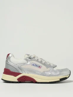 Sneakers Hyperway Autry in pelle laminata e mesh