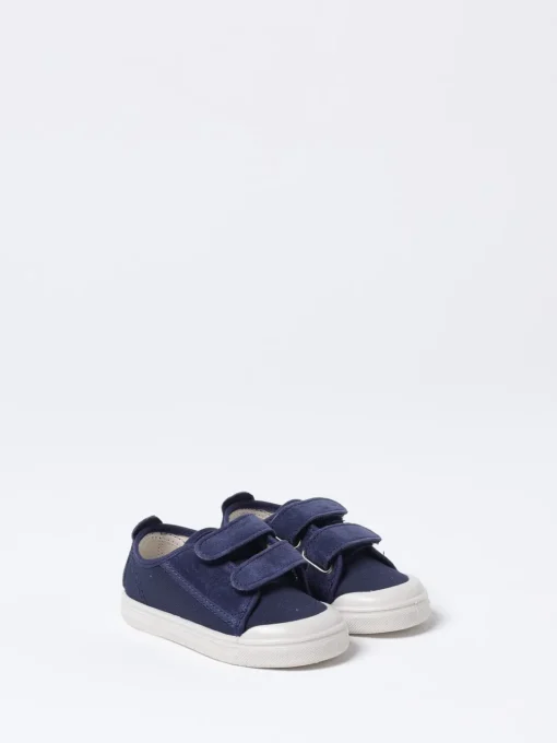 Sneakers Il Gufo in canvas e camoscio