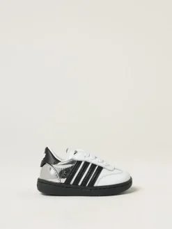 Sneakers in pelle di vitello con logo Dsquared2