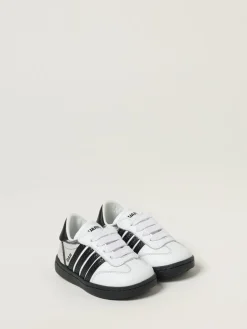 Sneakers in pelle di vitello con logo Dsquared2