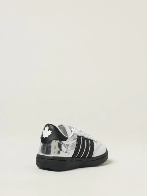 Sneakers in pelle di vitello con logo Dsquared2