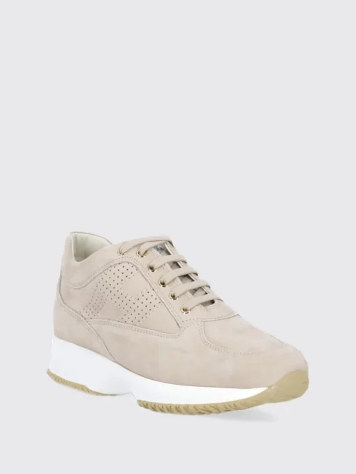 Sneakers Interactive Hogan in camoscio