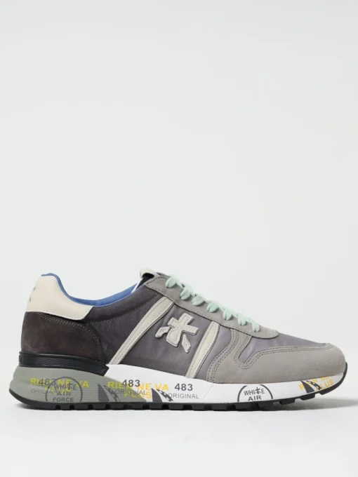 Sneakers Lander Premiata in camoscio e nylon
