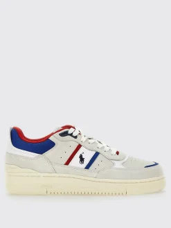 Sneakers Masters Sports Polo Ralph Lauren in camoscio e mesh