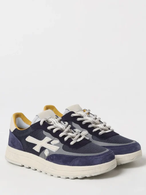 Sneakers Nous Premiata in camoscio e mesh