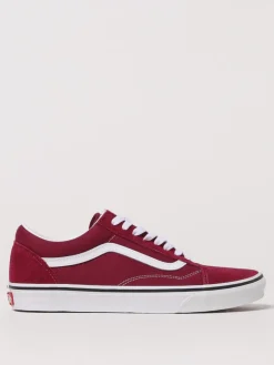 Sneakers Old Skool Vans in camoscio e canvas