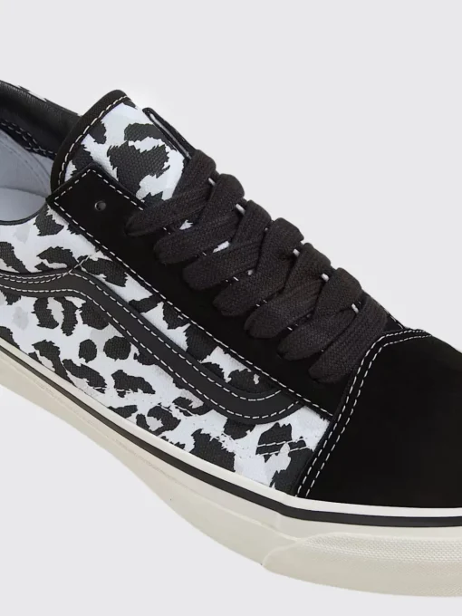 Sneakers Premium Old School Vans in camoscio e canvas