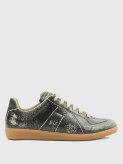 Sneakers Replica Maison Margiela in pelle laminata cracklè