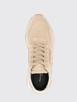 Sneakers Running Tour Philippe Model in camoscio e mesh