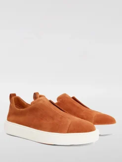 Sneakers Santoni in camoscio