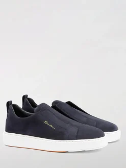 Sneakers Santoni in camoscio