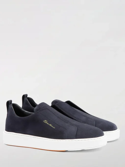 Sneakers Santoni in camoscio