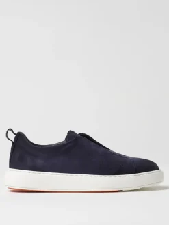 Sneakers Santoni in camoscio
