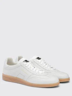 Sneakers Santoni in pelle a grana