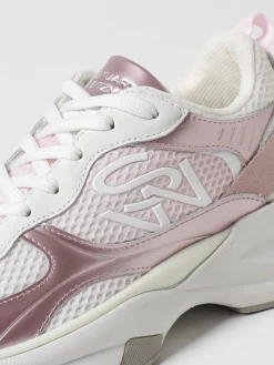 Sneakers Stuart Weitzman in mesh e pelle