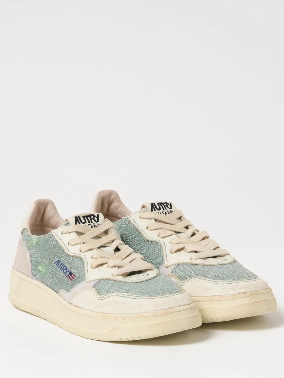 Sneakers Super Vintage Autry in nappa e mesh used