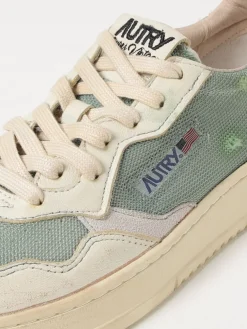 Sneakers Super Vintage Autry in nappa e mesh used